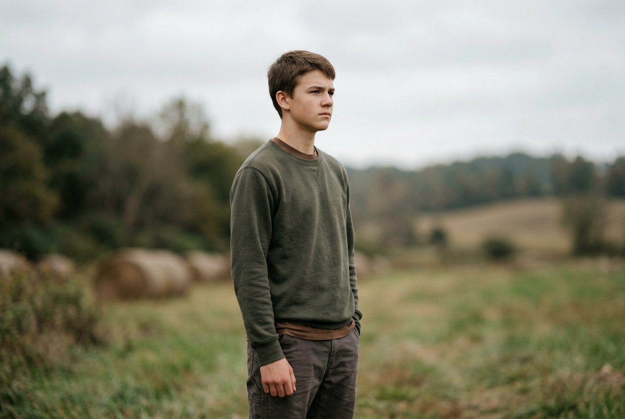 An Ohio student looking ahead with quiet confidence